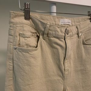 Tan loft fringe jeans | 8